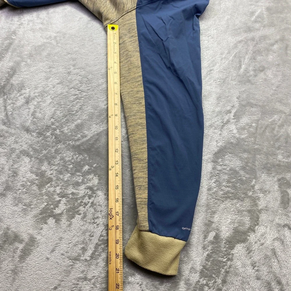 Columbia Lost‎ Larger Omni-Shield Full Zip Hoodie Mens Medium Blue Tan XM1508